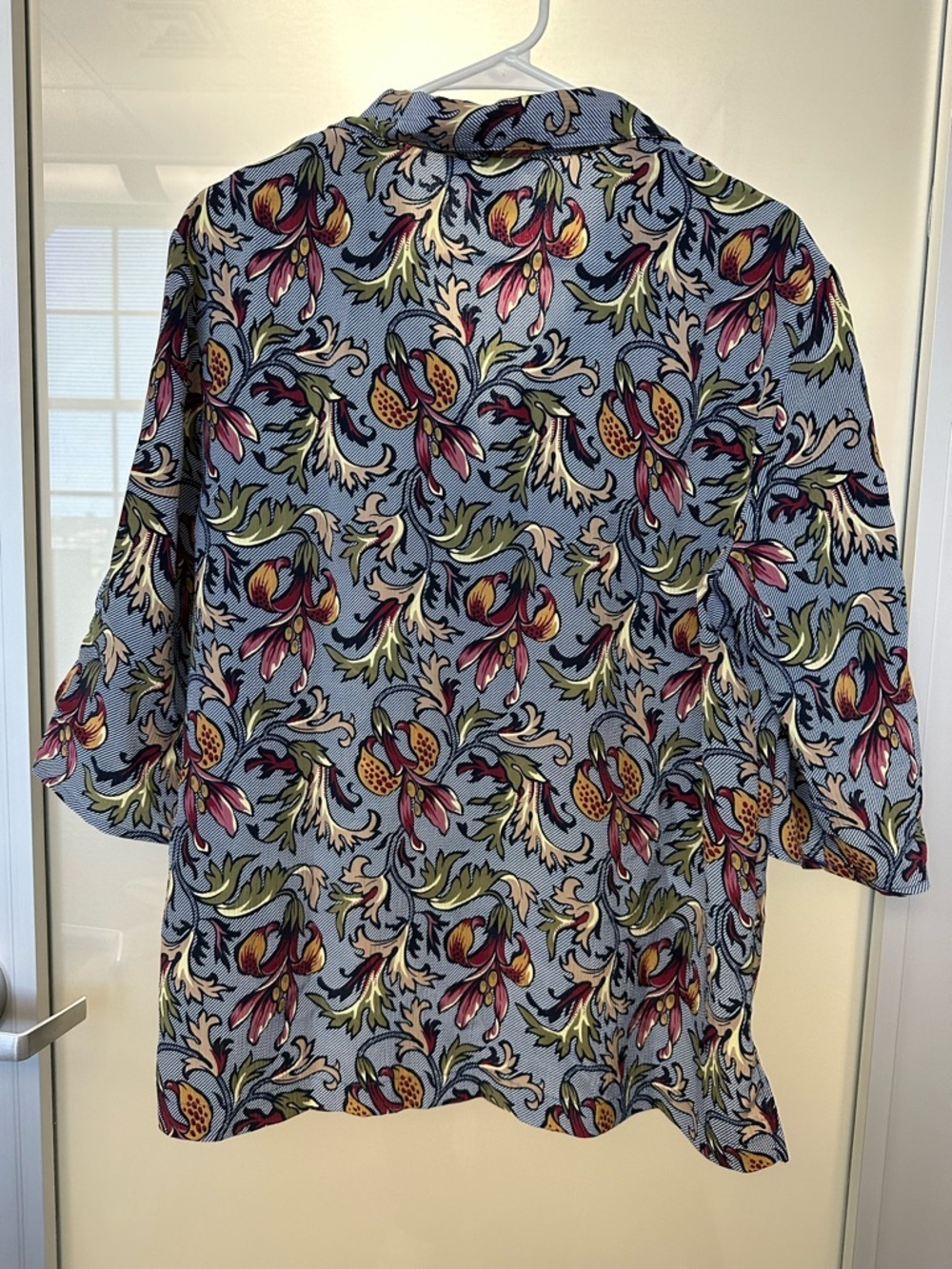 Vintage Donnkenny Blouse Floral Multicolor size Large - Picture 3 of 4
